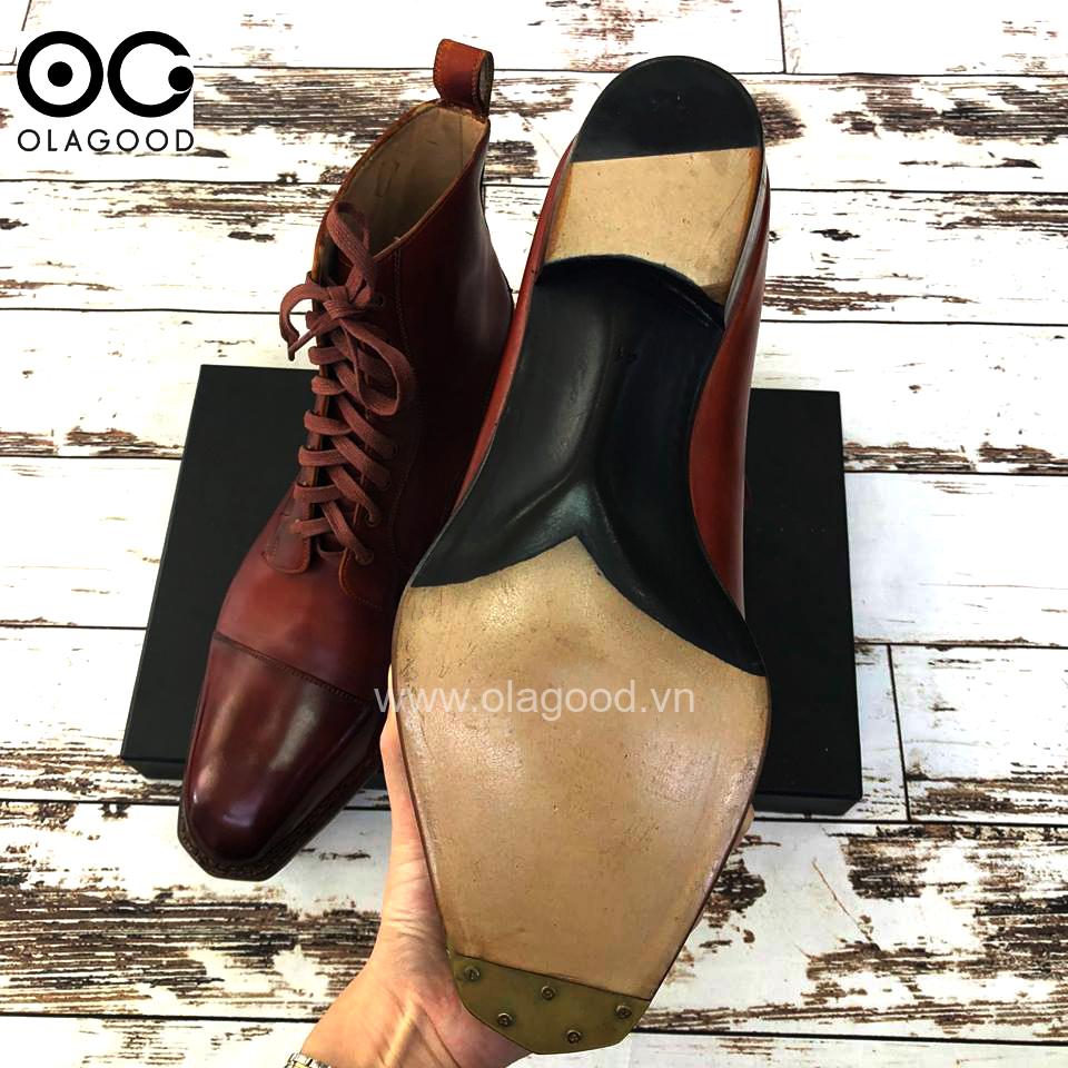 Boot nam handmade cao cấp - BDMGYD011B - Hình ảnh 14