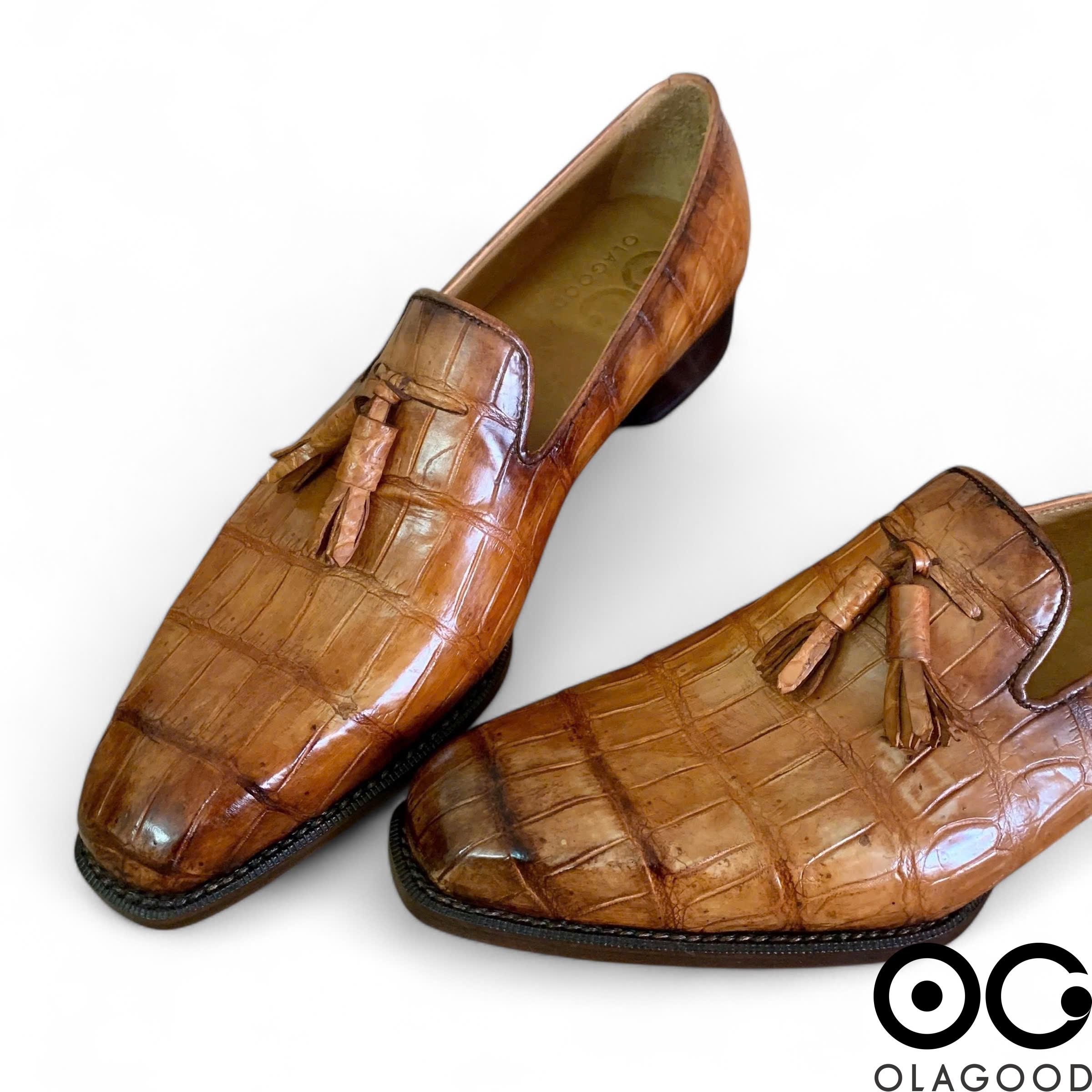 Giày nam cá sấu goodyear handmade - GVGYL014S - Hình ảnh 11