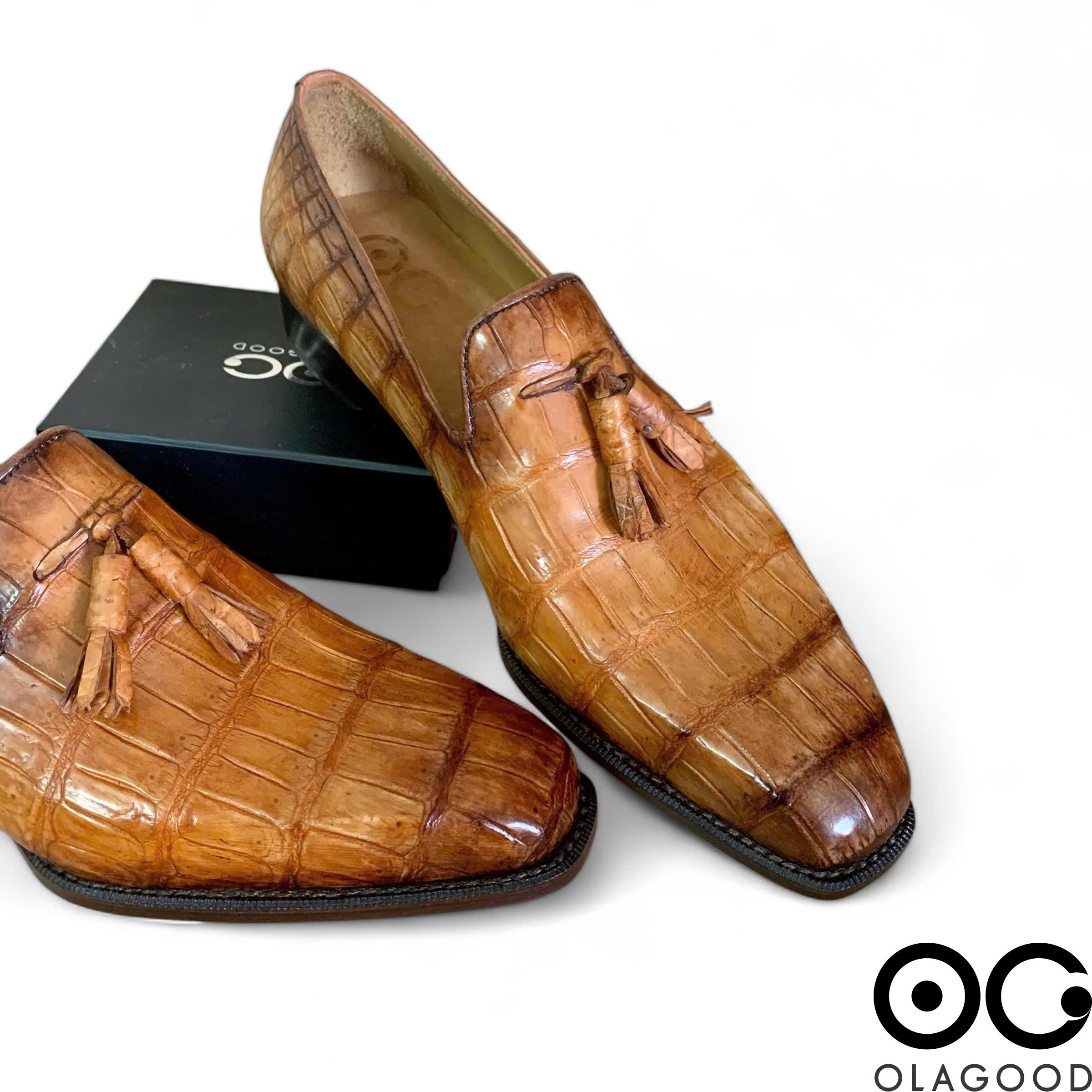 Giày nam cá sấu goodyear handmade - GVGYL014S - Hình ảnh 12