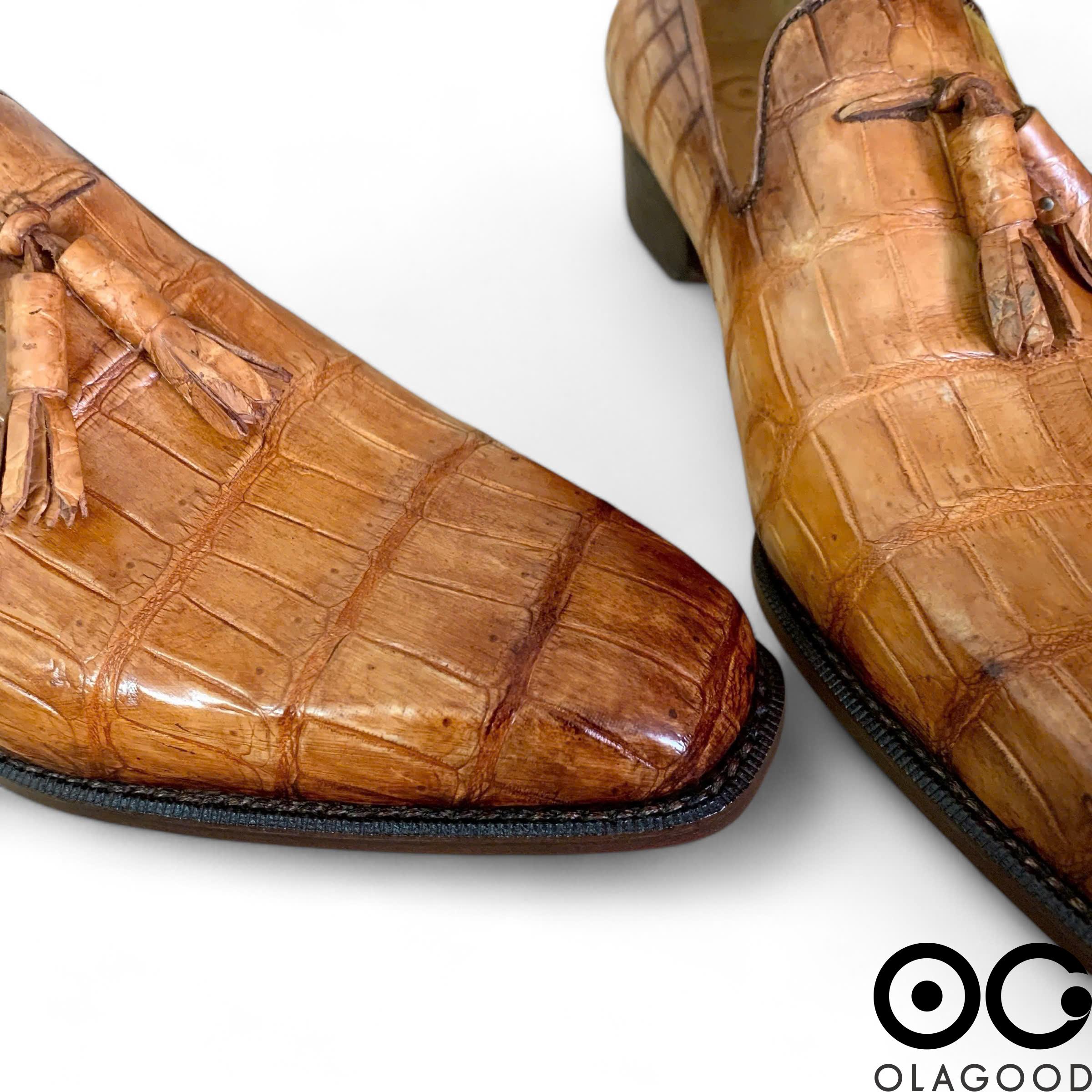 Giày nam cá sấu goodyear handmade - GVGYL014S - Hình ảnh 13