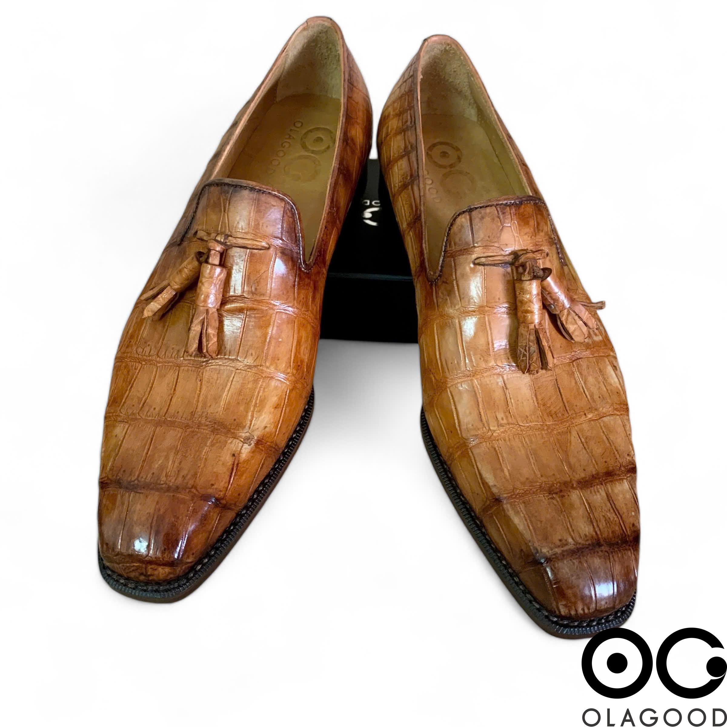 Giày nam cá sấu goodyear handmade - GVGYL014S - Hình ảnh 4