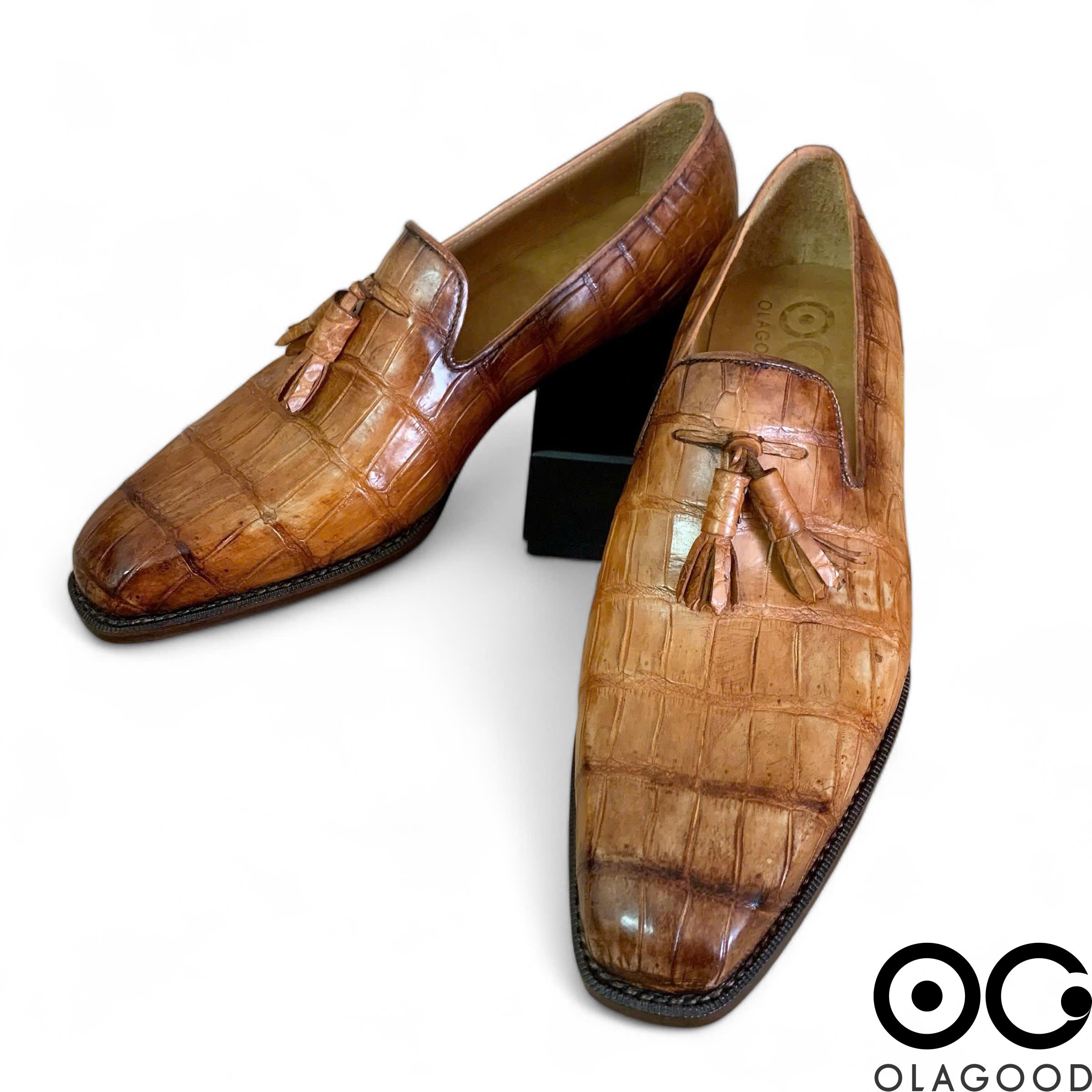 Giày nam cá sấu goodyear handmade - GVGYL014S - Hình ảnh 5