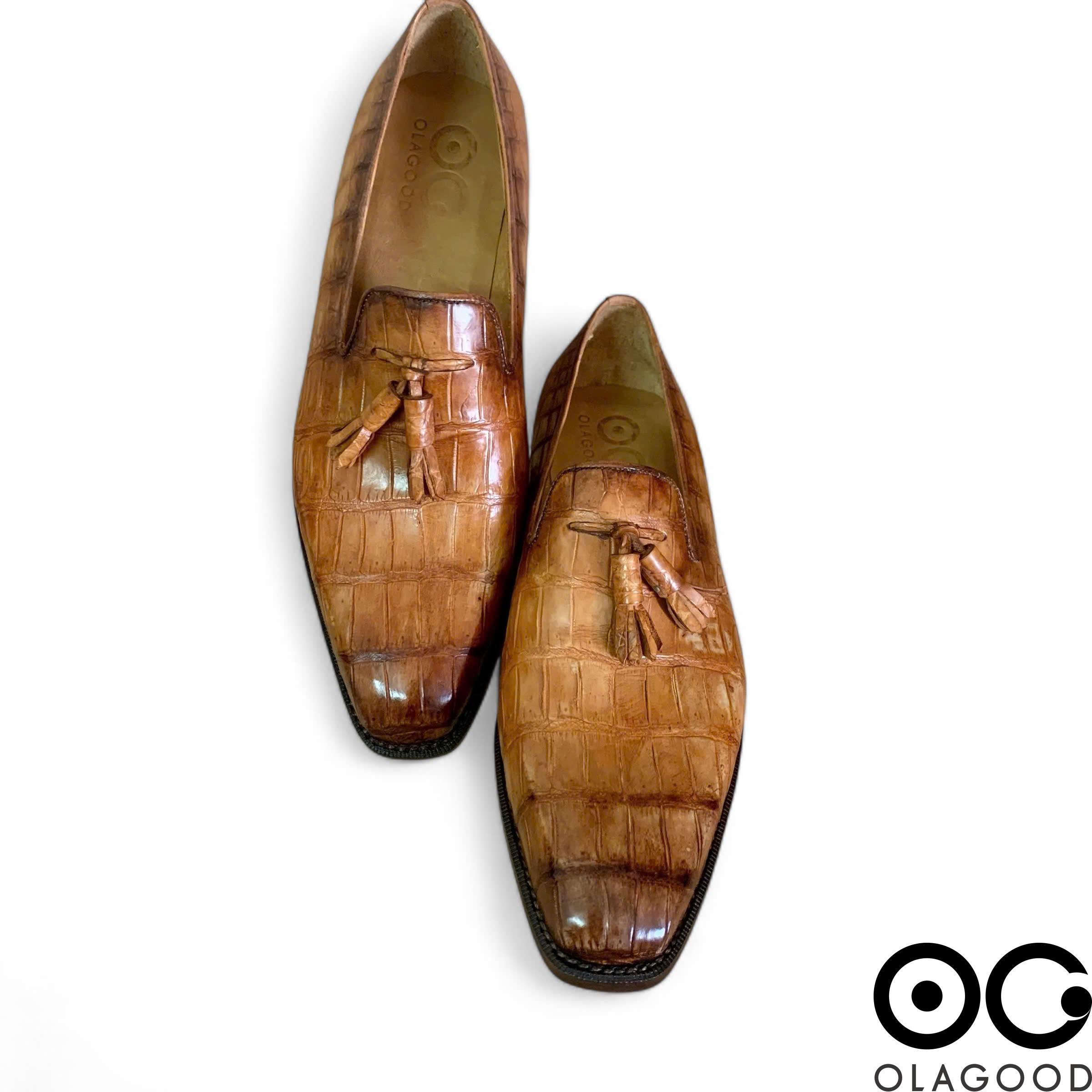 Giày nam cá sấu goodyear handmade - GVGYL014S - Hình ảnh 6