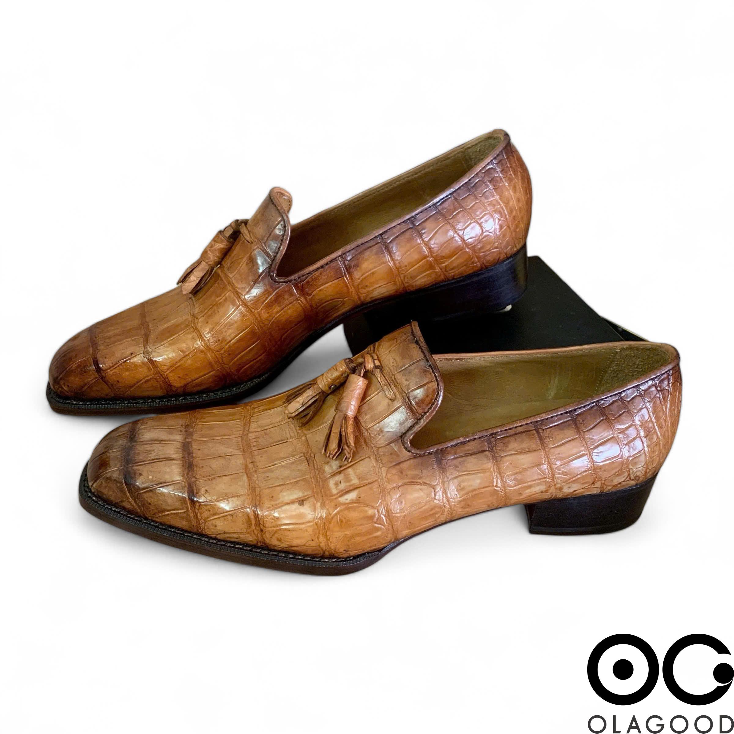 Giày nam cá sấu goodyear handmade - GVGYL014S - Hình ảnh 7