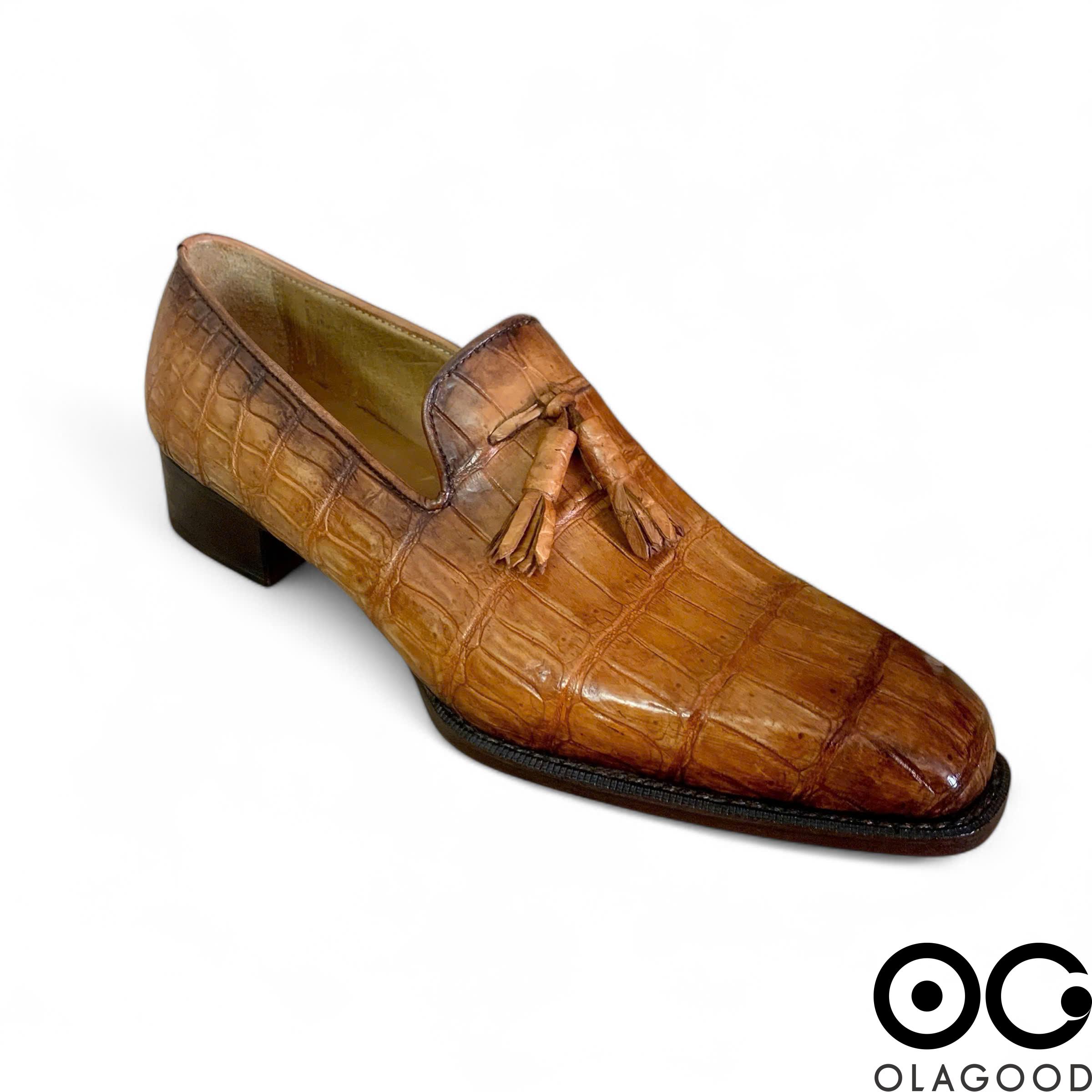 Giày nam cá sấu goodyear handmade - GVGYL014S - Hình ảnh 9