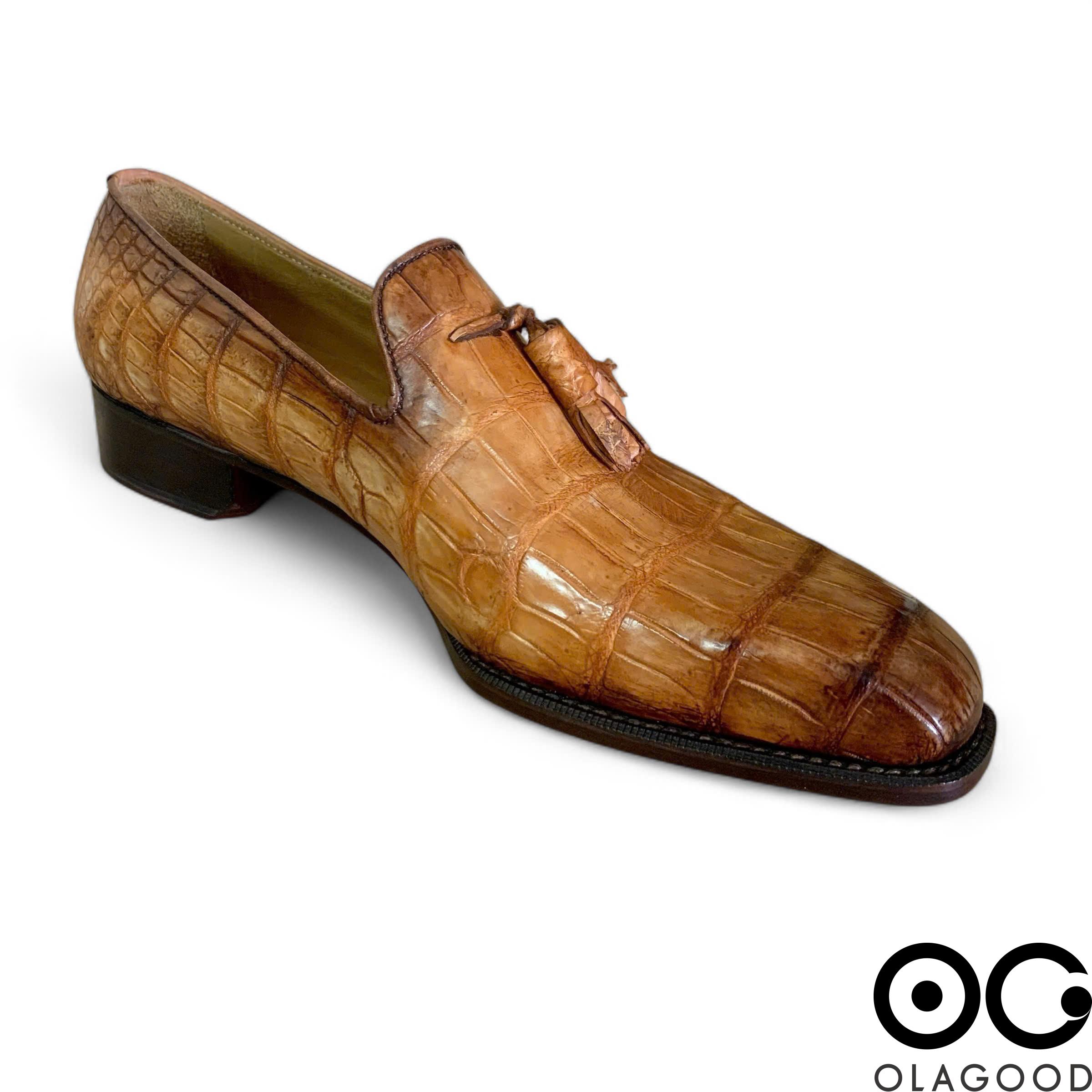 Giày nam cá sấu goodyear handmade - GVGYL014S - Hình ảnh 10