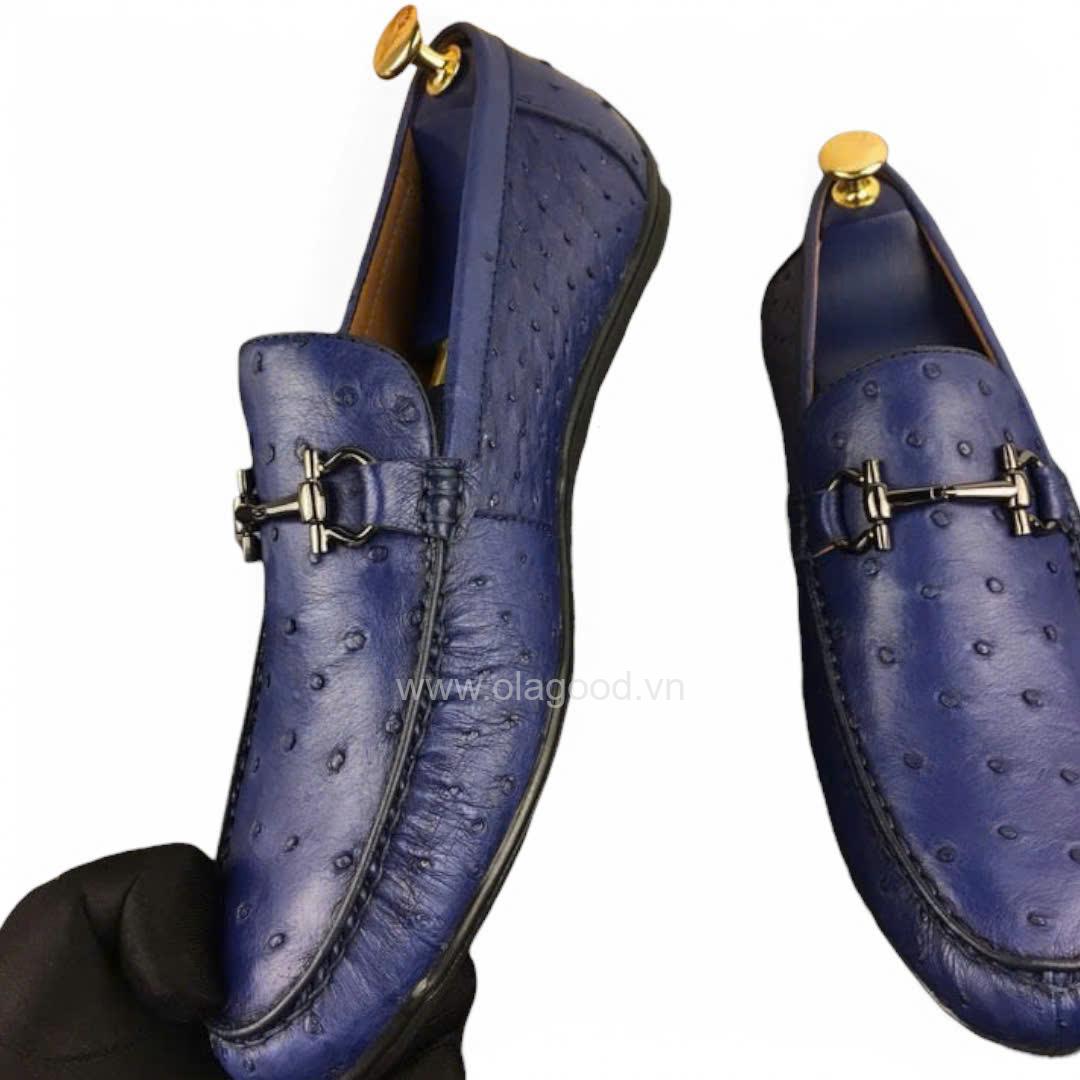 Giày nam đà điểu - GCDSL014MD - Hình ảnh 6