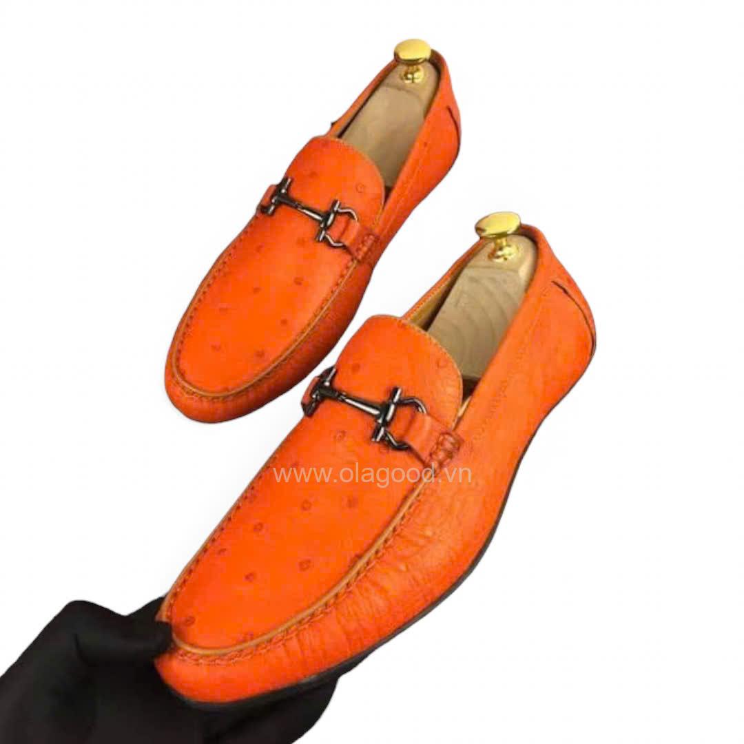 Giày nam đà điểu - GCDSL014MD - Hình ảnh 8