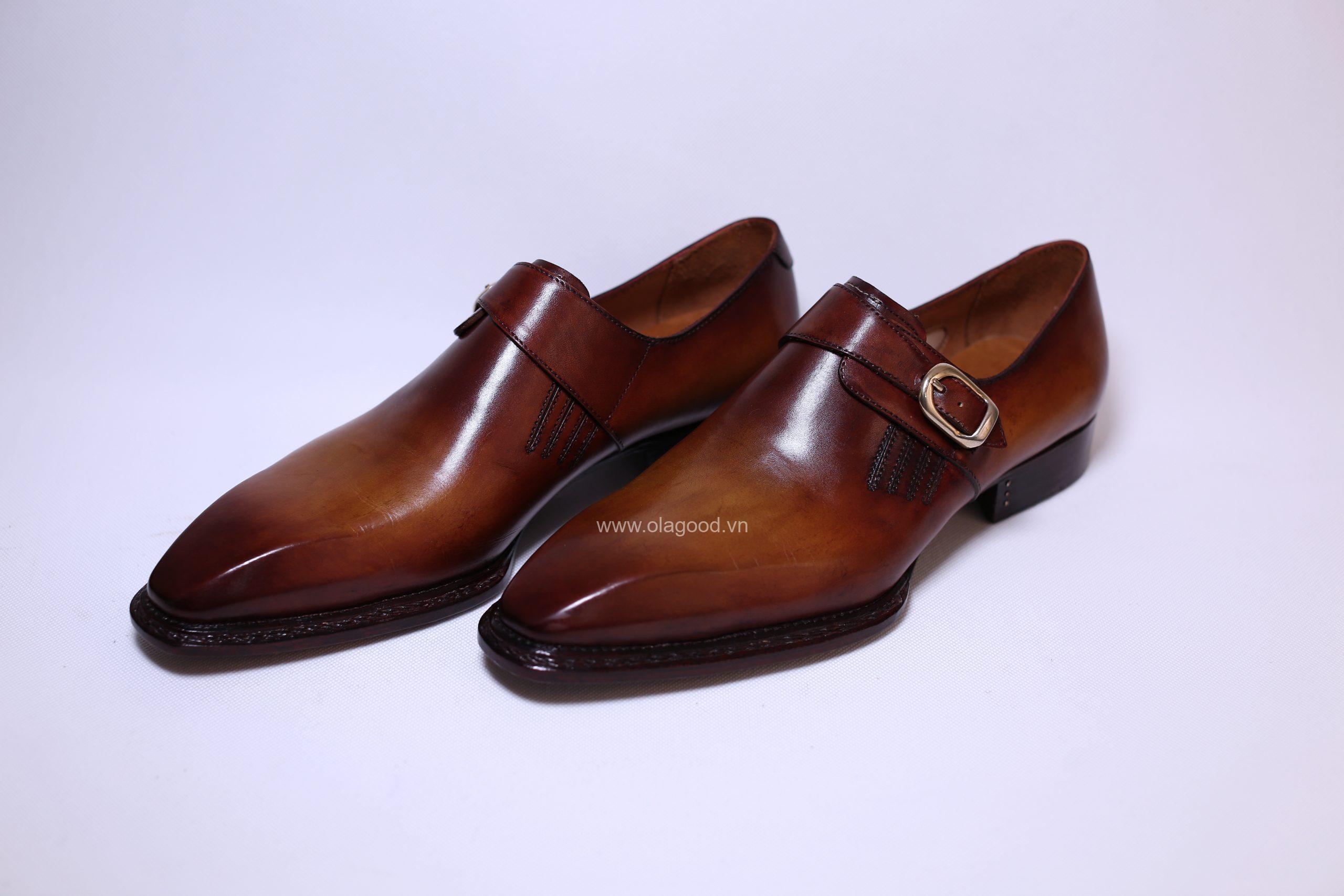 Giày nam handmade goodyear - GNGYK012B