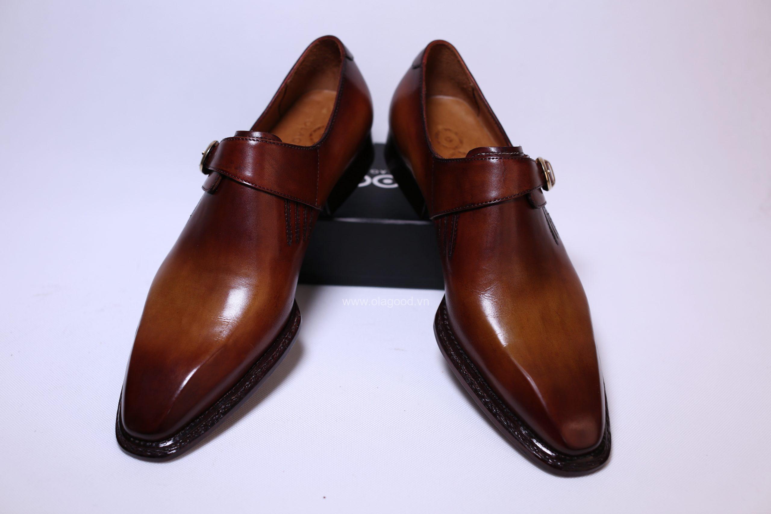 Giày nam handmade goodyear - GNGYK012B - Hình ảnh 5