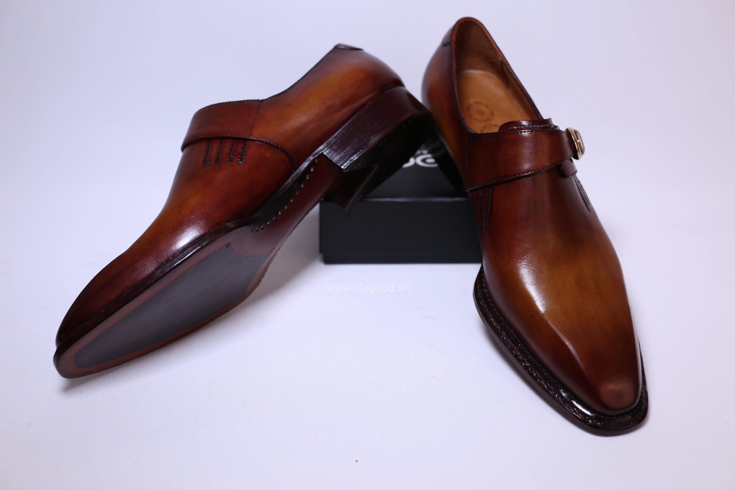 Giày nam handmade goodyear - GNGYK012B - Hình ảnh 6