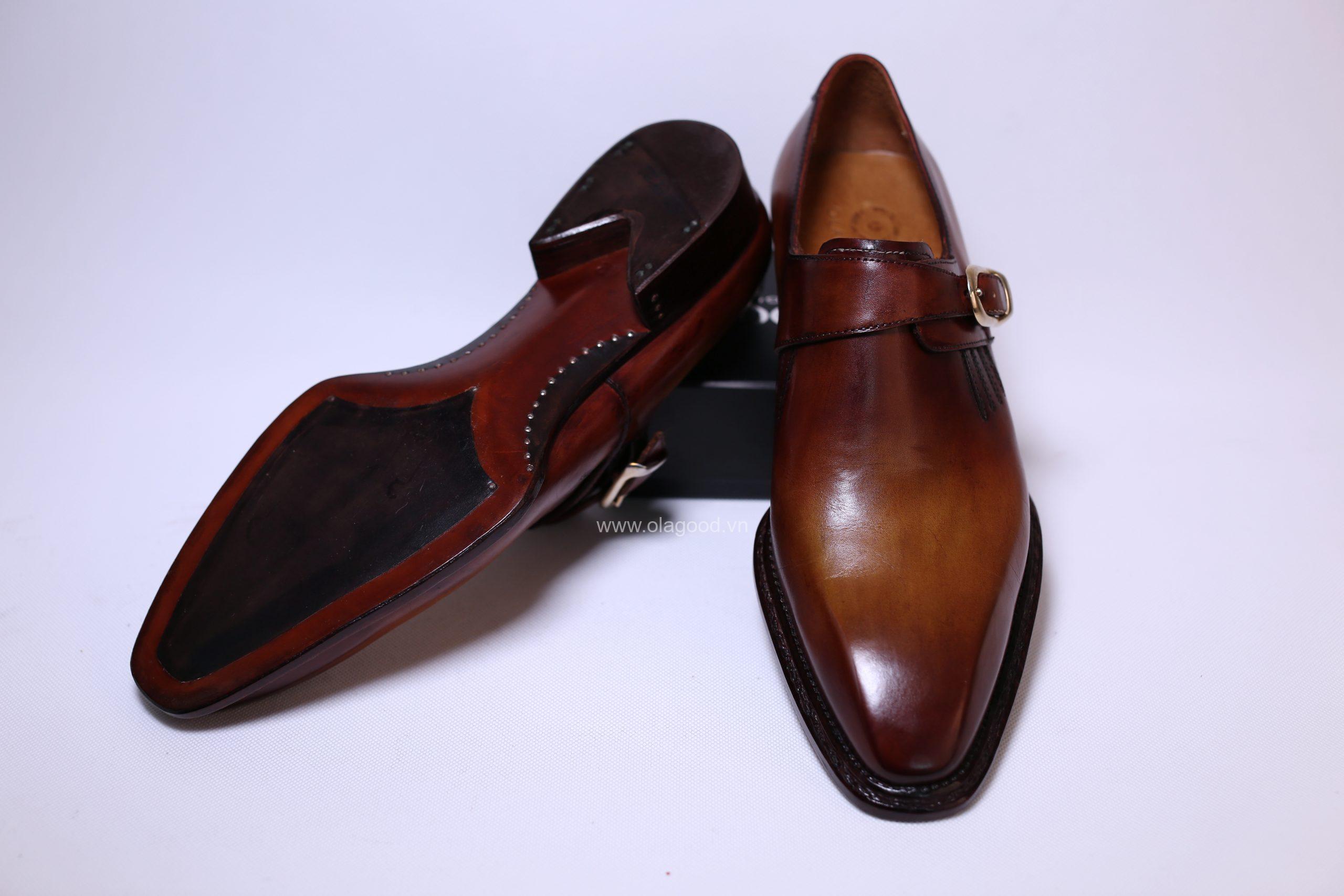 Giày nam handmade goodyear - GNGYK012B - Hình ảnh 2