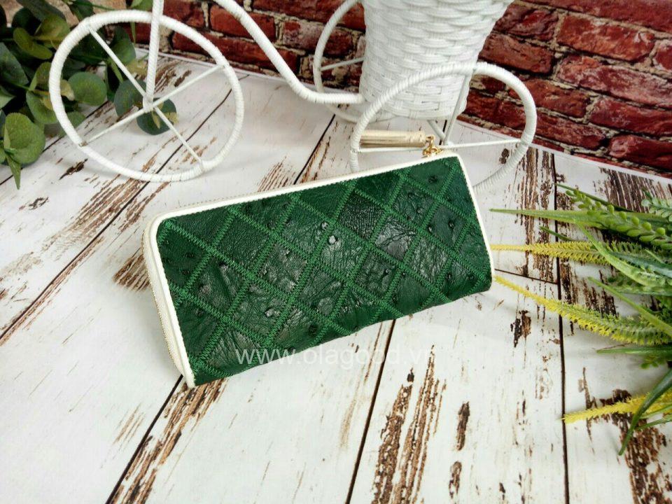 Ví nữ da đà điểu 1 khóa - VGMK021MD - Hình ảnh 15