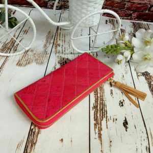 Ví nữ da đà điểu 1 khóa - VGMK021MD