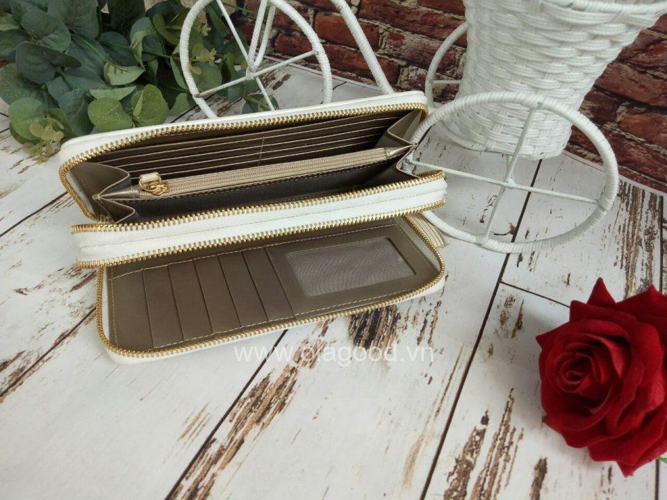 Ví nữ da đà điểu 2 khóa - VGHK023MD - Hình ảnh 8