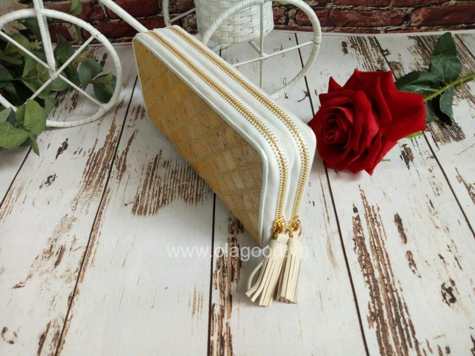 Ví nữ da đà điểu 2 khóa - VGHK023MD - Hình ảnh 4