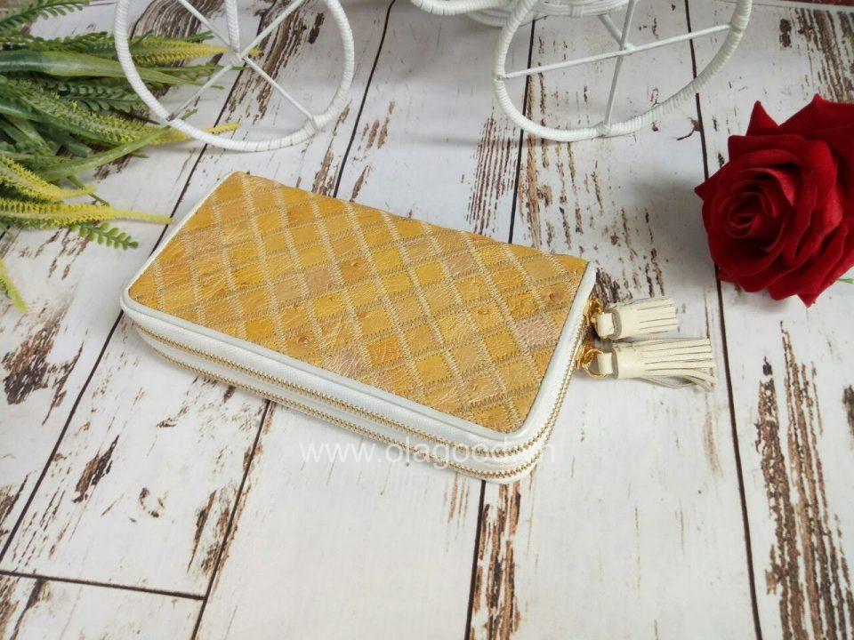 Ví nữ da đà điểu 2 khóa - VGHK023MD - Hình ảnh 3