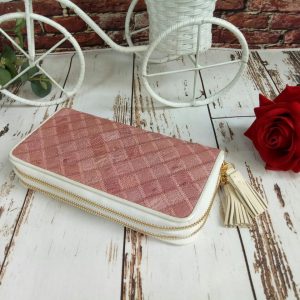 Ví nữ da đà điểu 2 khóa - VGHK023MD