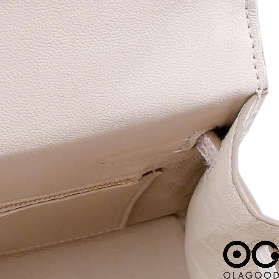 Túi xách nữ da cá sấu màu trắng Himalaya - TXTKLT0231S - Hình ảnh 12