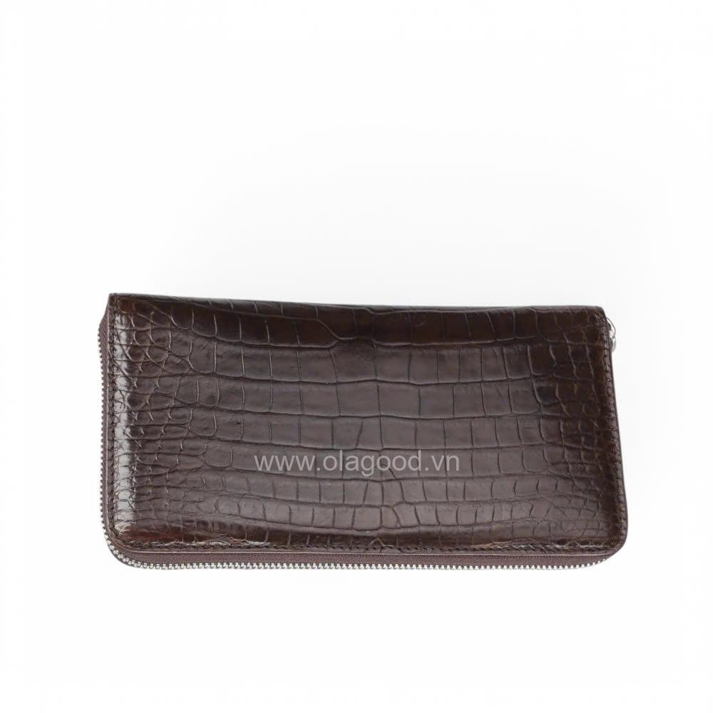 Ví nữ 1 khóa da cá sấu - VNU026S - Hình ảnh 8