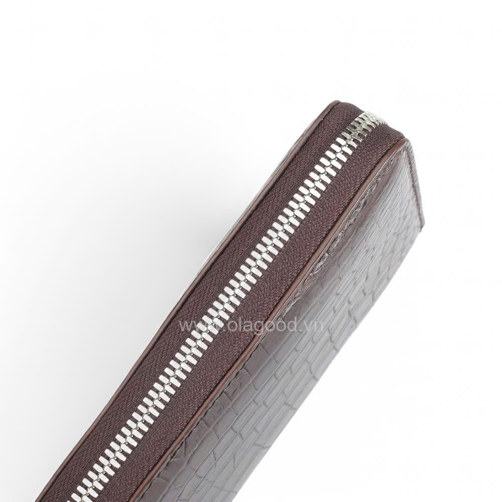 Ví nữ 1 khóa da cá sấu - VNU026S - Hình ảnh 10