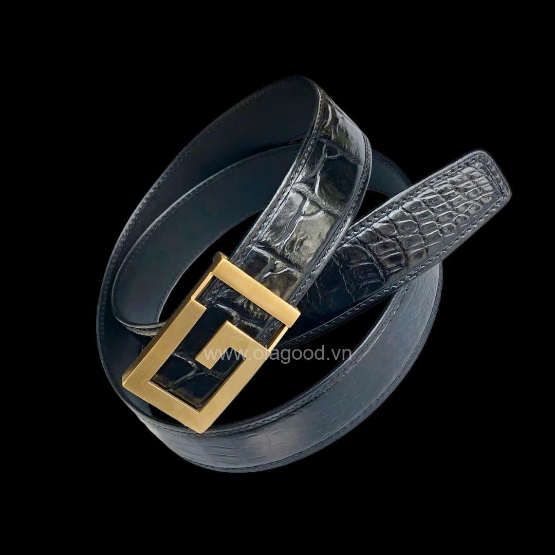 Thắt lưng nam da cá sấu cao cấp - TDENKGT0114S - Hình ảnh 9