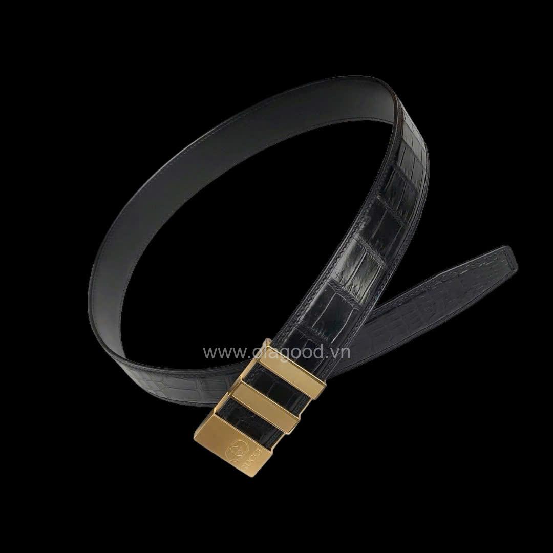 DÂY THẮT LƯNG DA NAM CÁ SẤU NGUYÊN CON KHÔNG NỐI - Hình ảnh 12