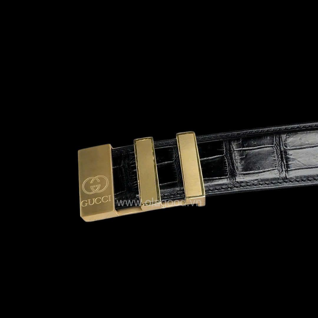 DÂY THẮT LƯNG DA NAM CÁ SẤU NGUYÊN CON KHÔNG NỐI - Hình ảnh 14