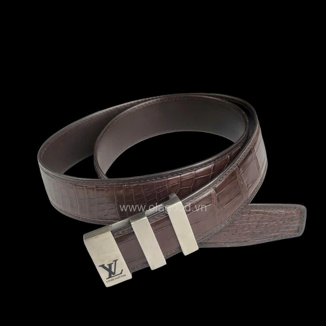 Thắt lưng nam cá sấu cao cấp chính hãng - TDENLVT0116S - Hình ảnh 4