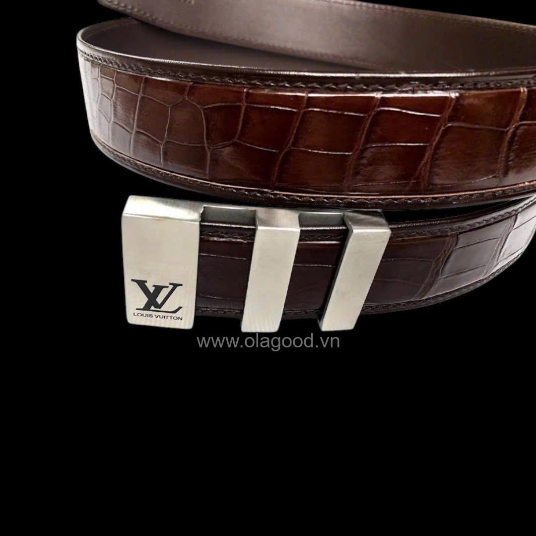 Thắt lưng nam cá sấu cao cấp chính hãng - TDENLVT0116S - Hình ảnh 5
