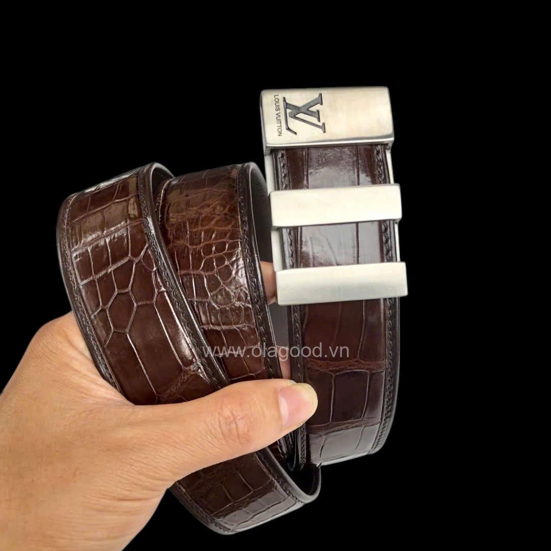 Thắt lưng nam cá sấu cao cấp chính hãng - TDENLVT0116S - Hình ảnh 6
