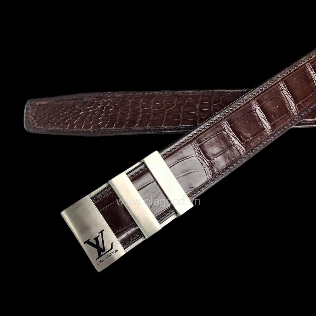 Thắt lưng nam cá sấu cao cấp chính hãng - TDENLVT0116S - Hình ảnh 7