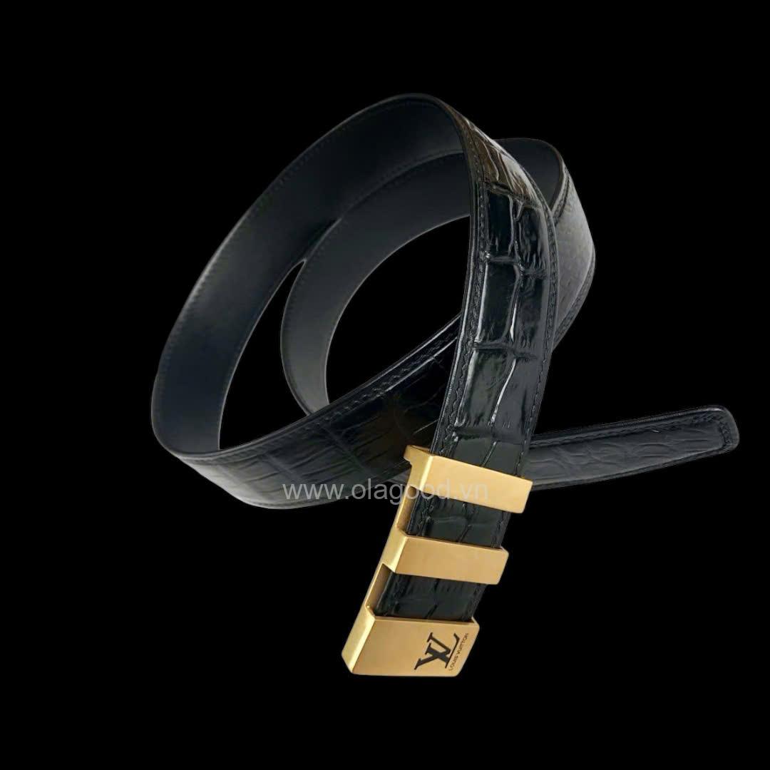 Thắt lưng nam cá sấu cao cấp chính hãng - TDENLVT0116S - Hình ảnh 9