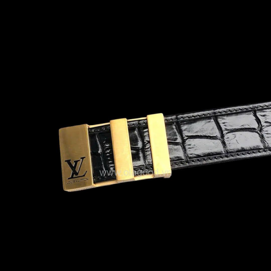 Thắt lưng nam cá sấu cao cấp chính hãng - TDENLVT0116S - Hình ảnh 12