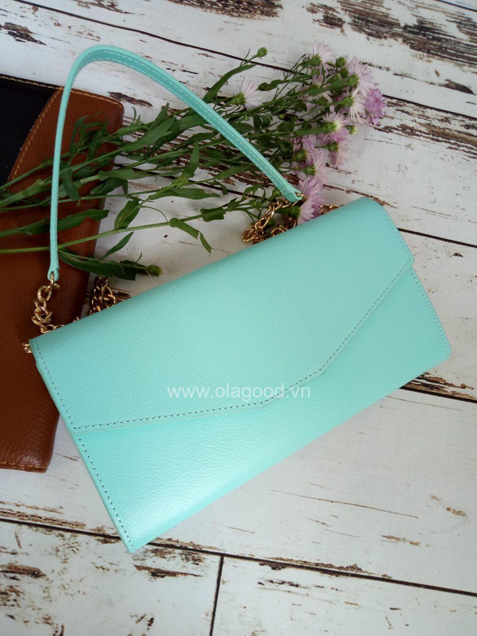 Ví nữ 3 gấp da bò cao cấp - VNUBG024B