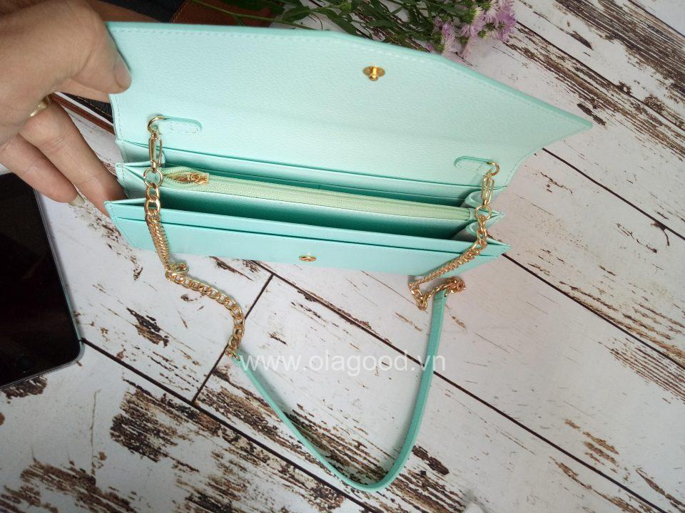 Ví nữ 3 gấp da bò cao cấp - VNUBG024B - Hình ảnh 7