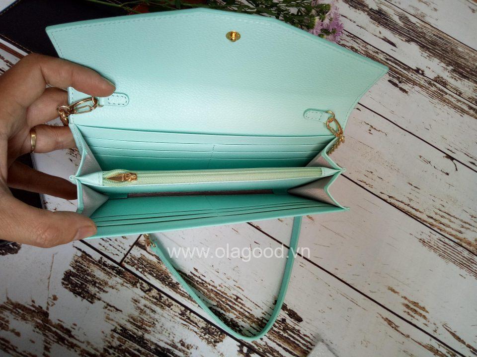 Ví nữ 3 gấp da bò cao cấp - VNUBG024B - Hình ảnh 6