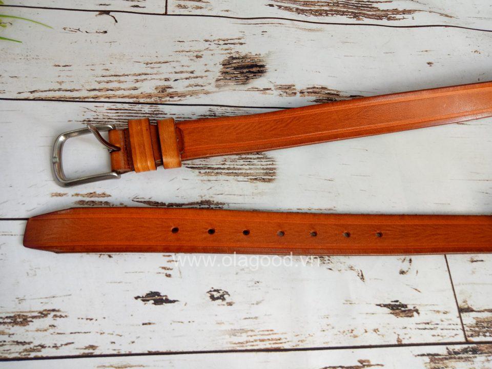 Thắt lưng nam da bò Ý - TLY013B - Hình ảnh 4