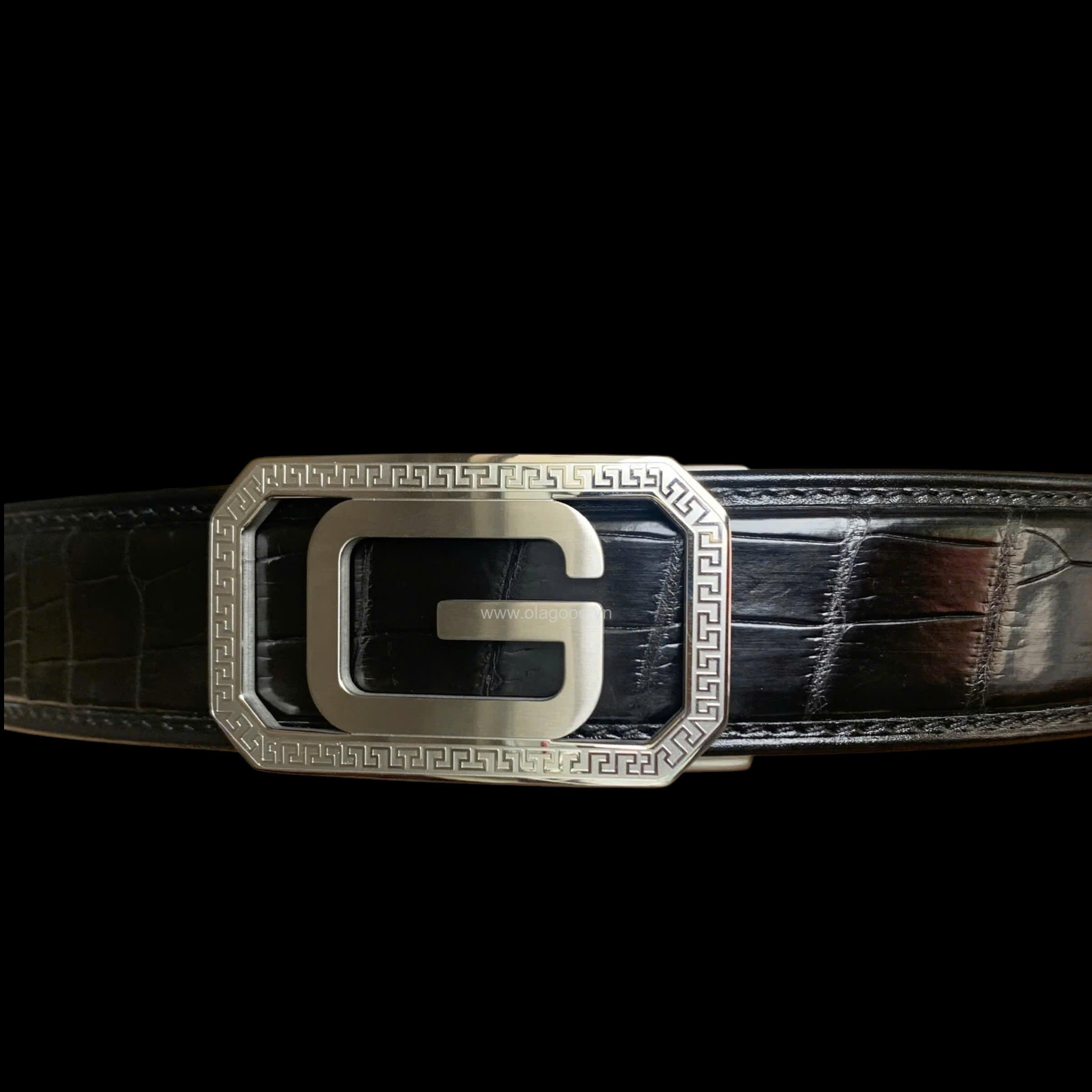 Thắt lưng nam da cá sấu cao cấp - TLDT0118S - Hình ảnh 13
