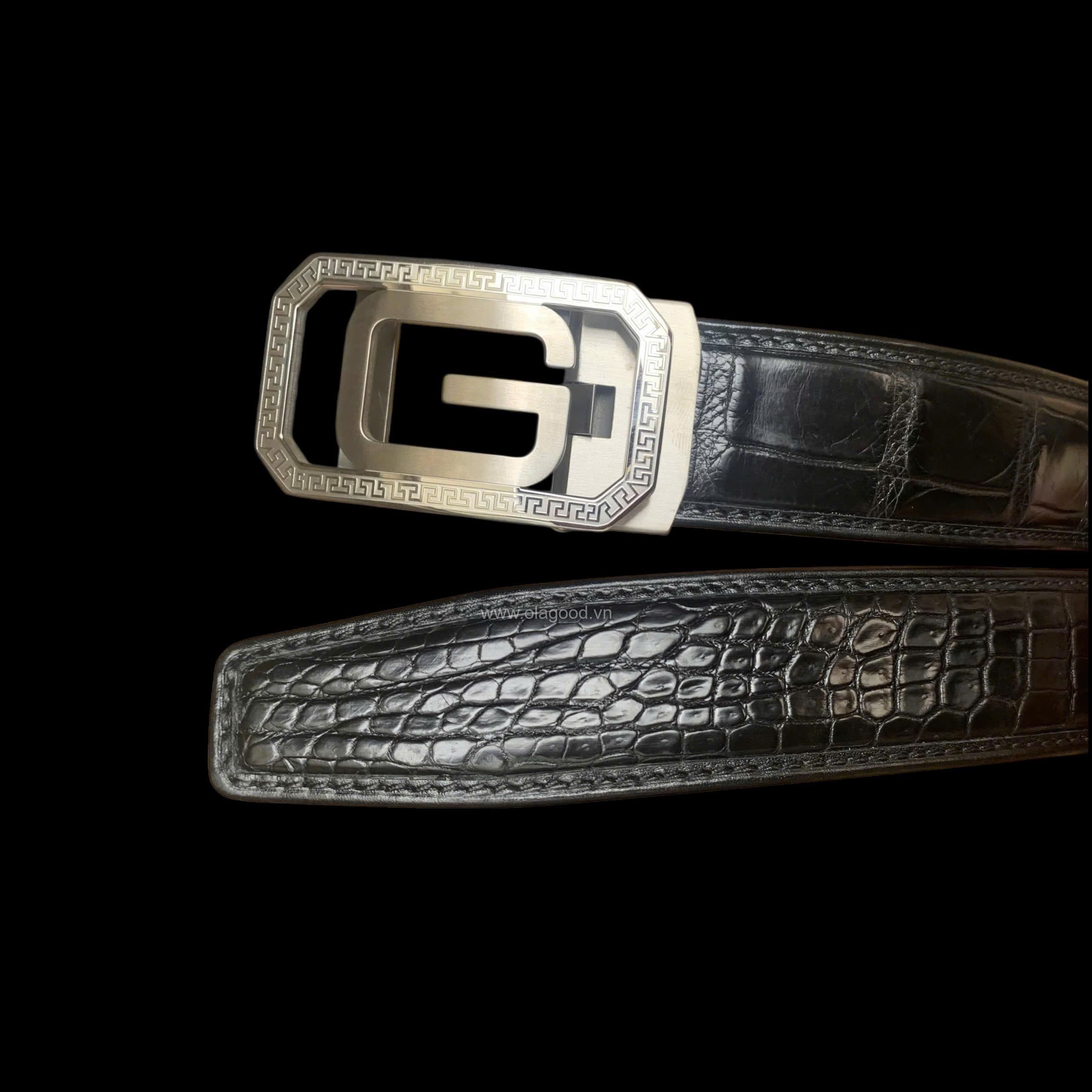 Thắt lưng nam da cá sấu cao cấp - TLDT0118S - Hình ảnh 15