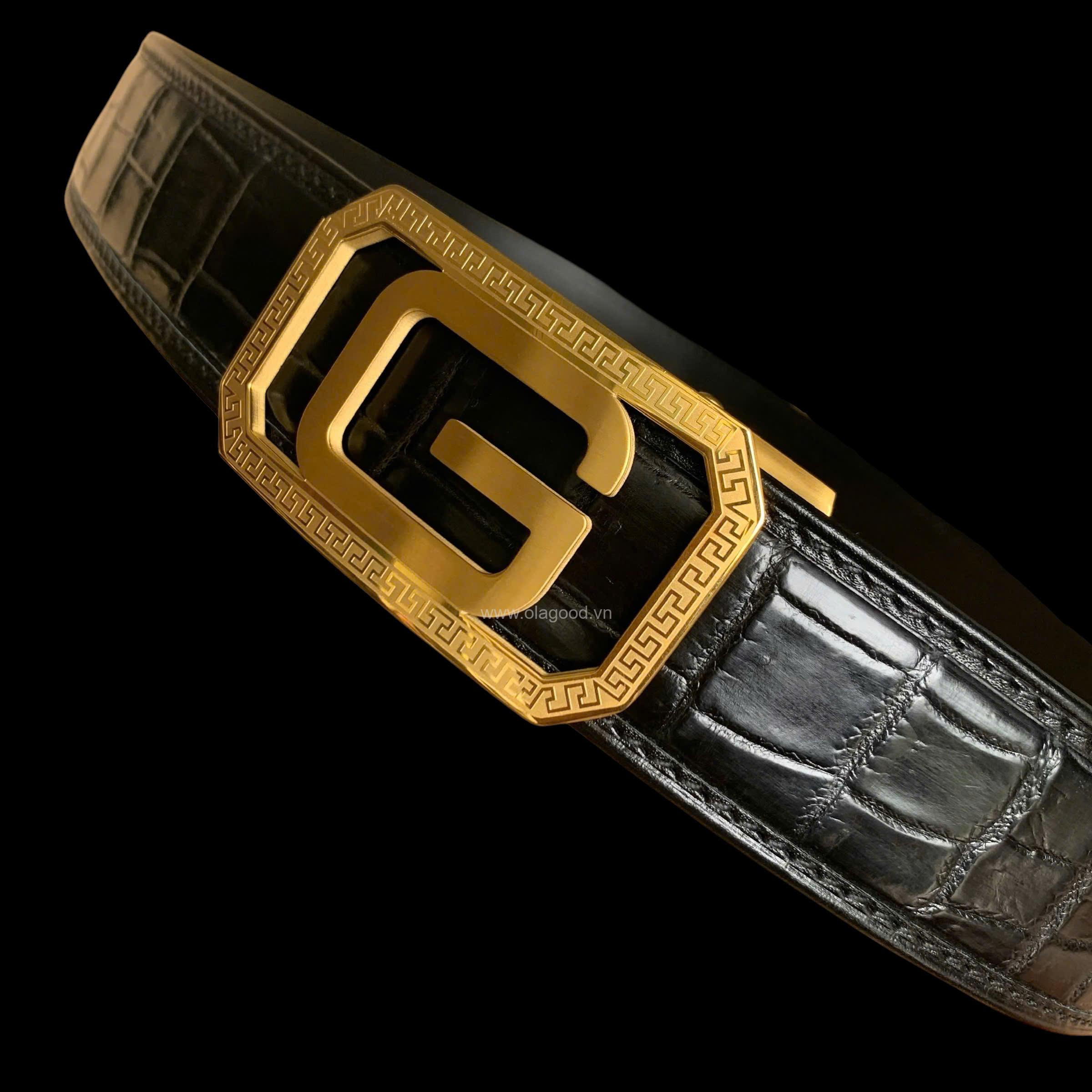 Thắt lưng nam da cá sấu cao cấp - TLDT0118S - Hình ảnh 19