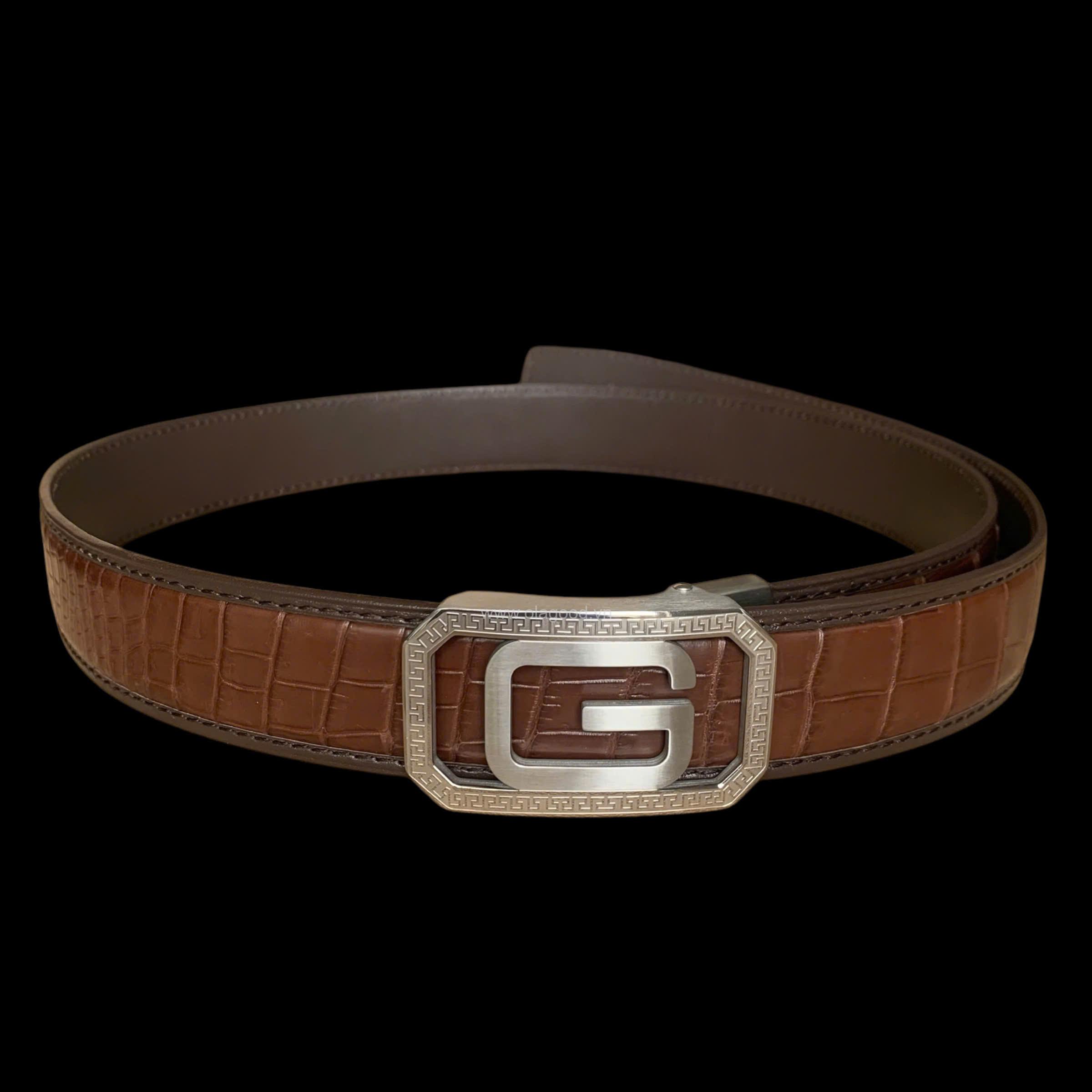 Thắt lưng nam da cá sấu cao cấp - TLDT0118S - Hình ảnh 5