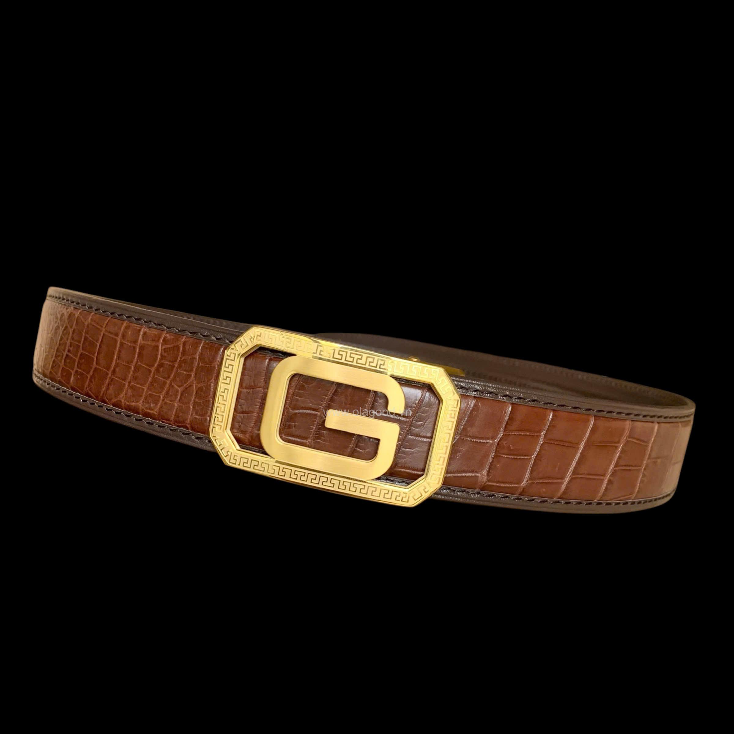 Thắt lưng nam da cá sấu cao cấp - TLDT0118S - Hình ảnh 21