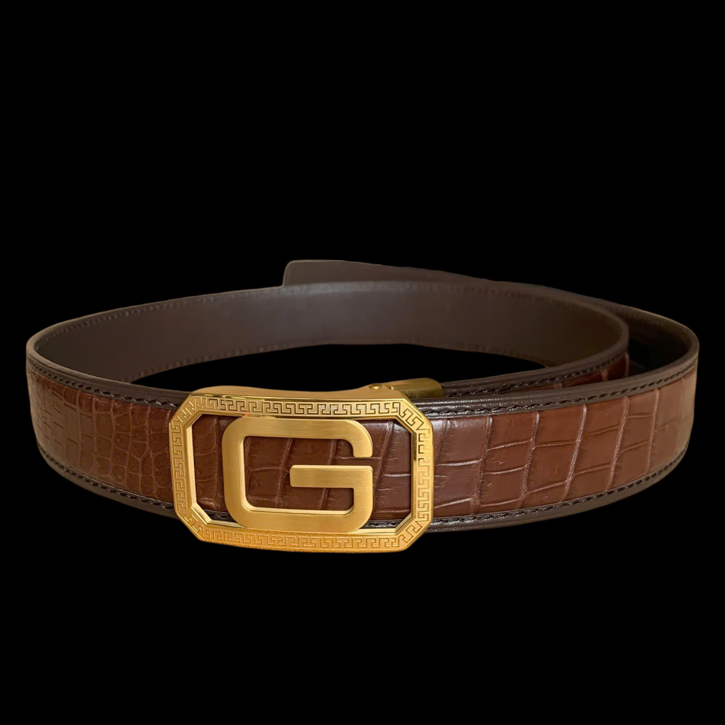 Thắt lưng nam da cá sấu cao cấp - TLDT0118S - Hình ảnh 3