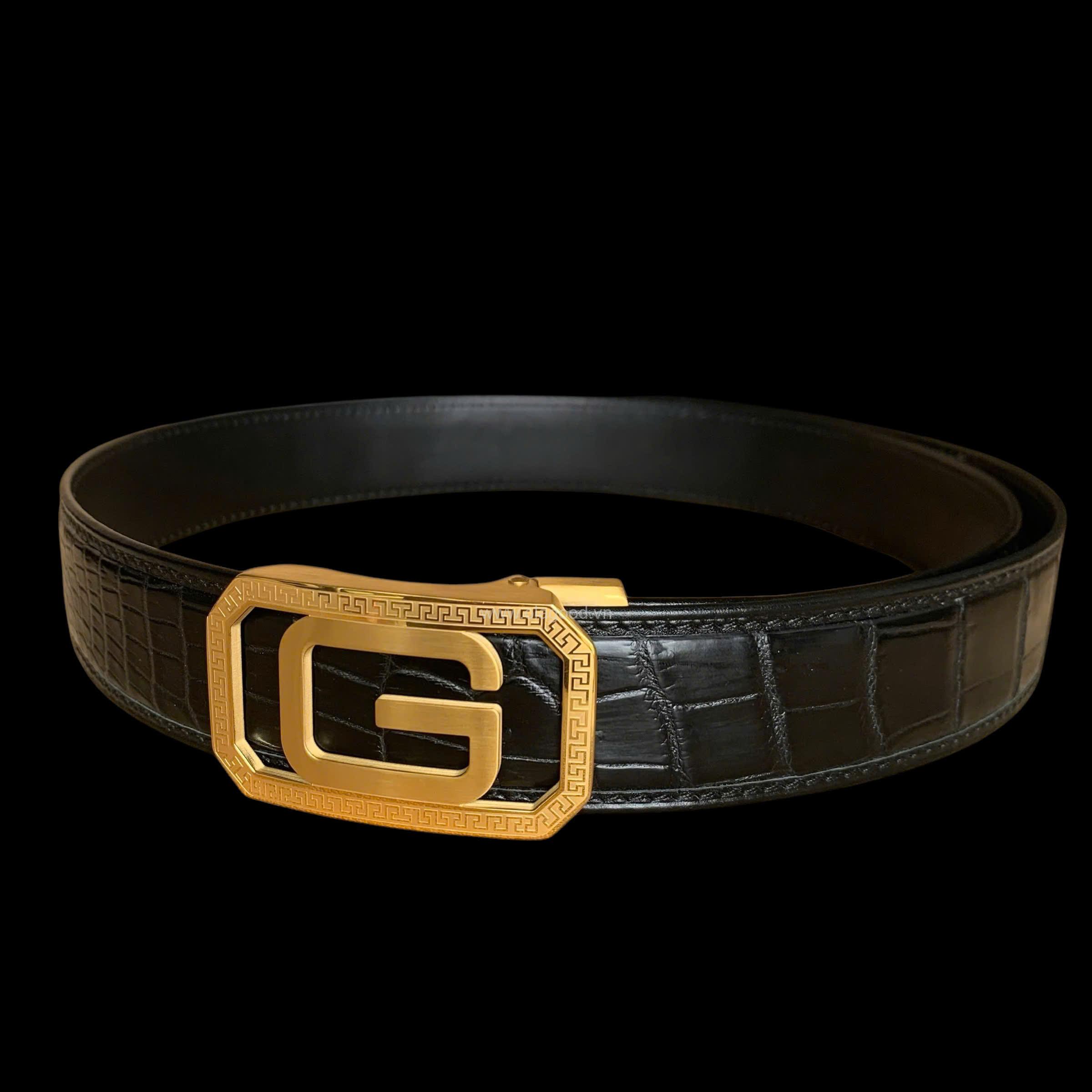 Thắt lưng nam da cá sấu cao cấp - TLDT0118S - Hình ảnh 6