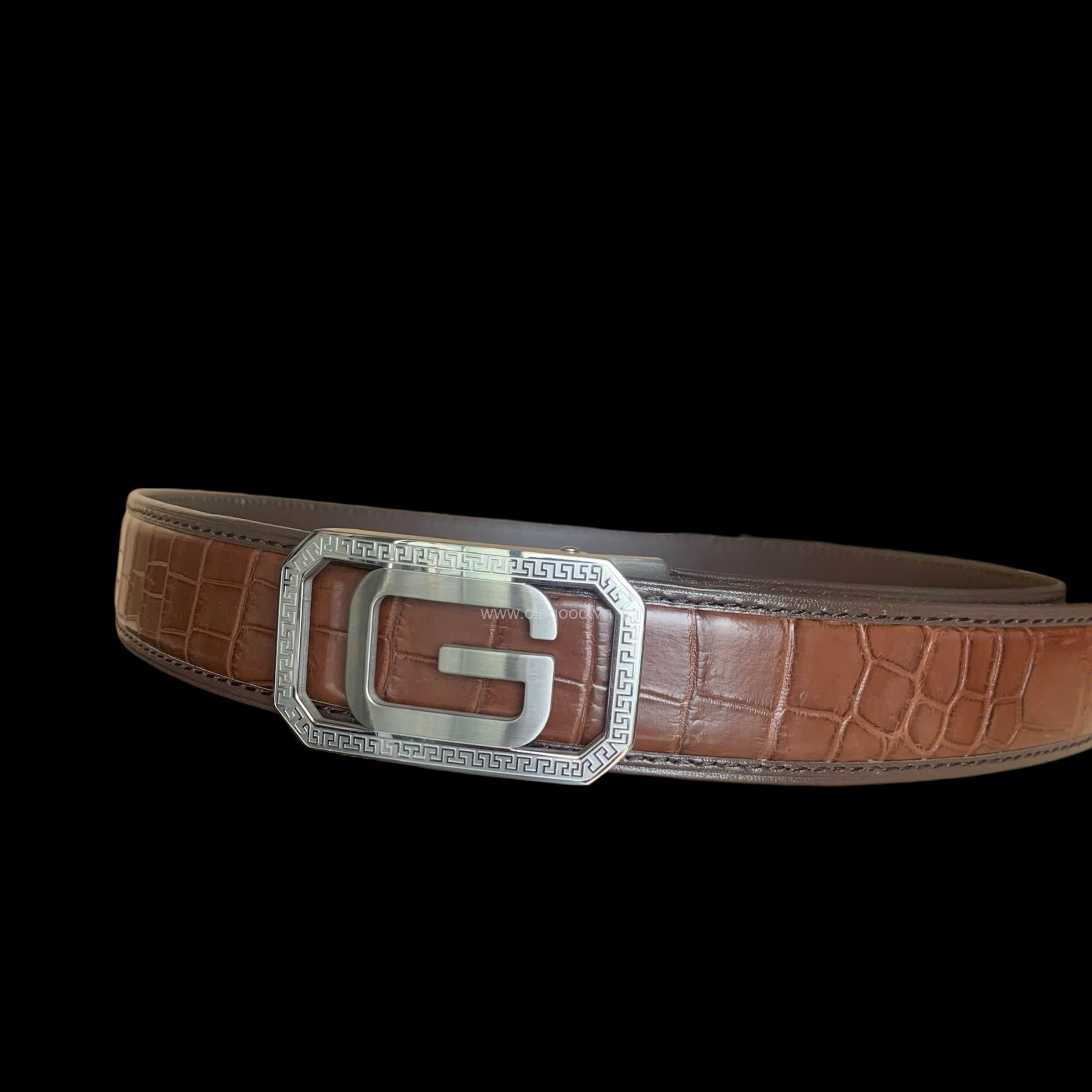 Thắt lưng nam da cá sấu cao cấp - TLDT0118S - Hình ảnh 7