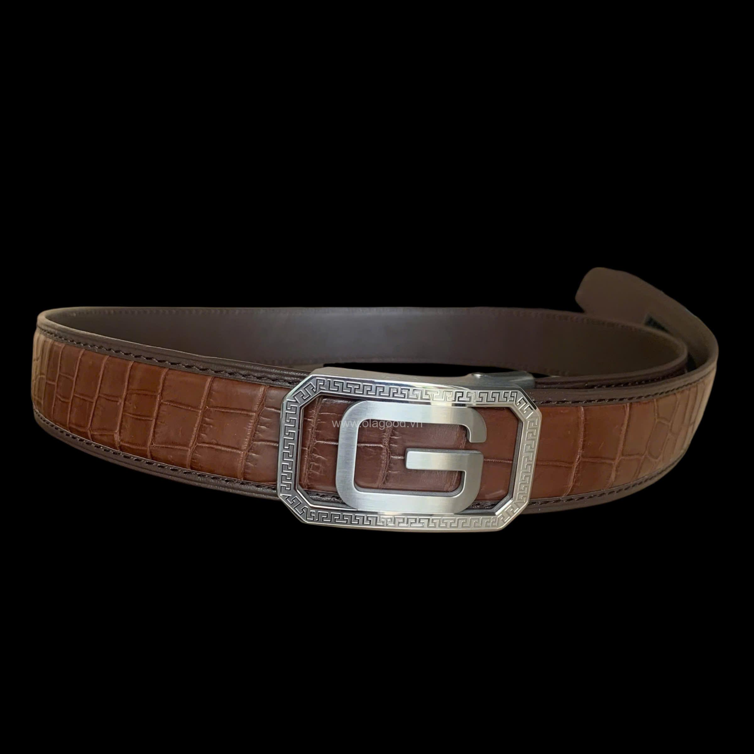 Thắt lưng nam da cá sấu cao cấp - TLDT0118S - Hình ảnh 8