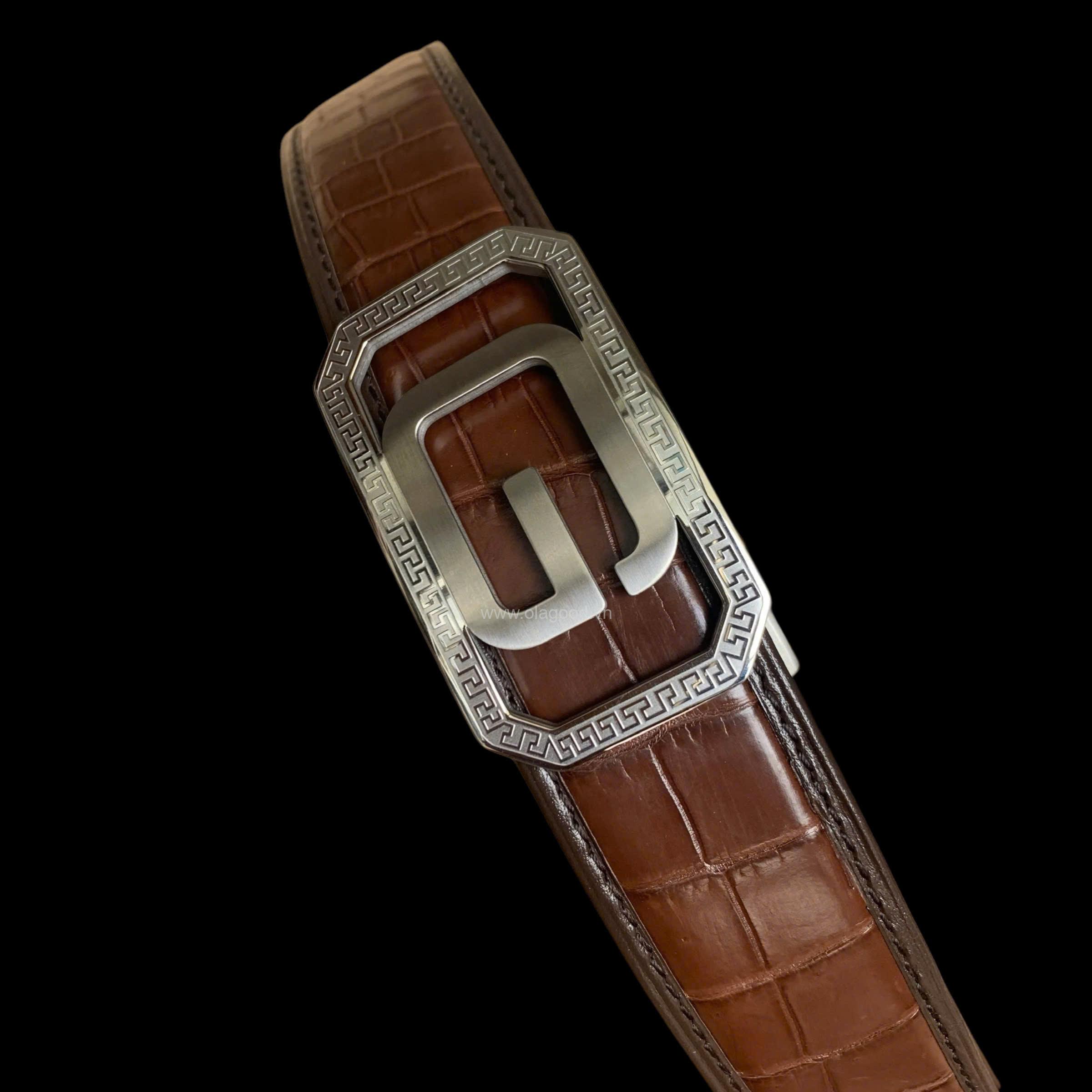 Thắt lưng nam da cá sấu cao cấp - TLDT0118S - Hình ảnh 10