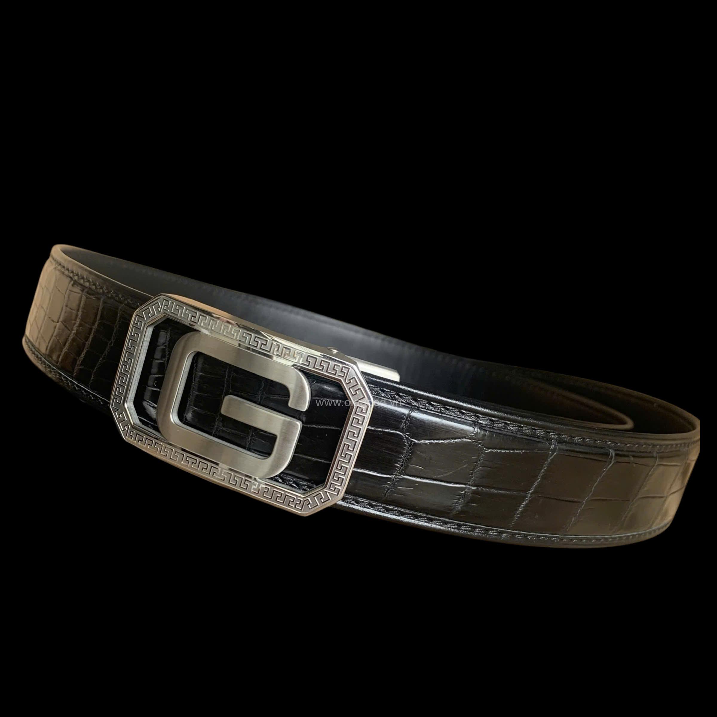 Thắt lưng nam da cá sấu cao cấp - TLDT0118S - Hình ảnh 11