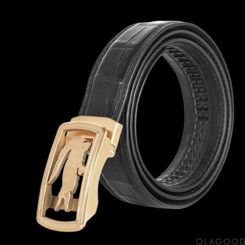 Thắt lưng nam da cá sấu cao cấp - TLDT0119S - Hình ảnh 3
